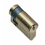 Demi cylindre - 30 x 10 mm - te 5 - s'entrouvrant - laiton poli tesa sécurité Demi cylindre - 30 x 10 mm - te 5 - s'entrouvrant - laiton poli tesa sécurité