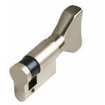 Demi cylindre  bouton - b30 x 10 - r6 - vari - laiton nickel iseo city