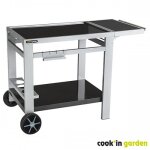 Desserte en mtal noir - mdia l cook in garden