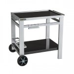 Desserte en m�tal noir - m�dia m cook in garden