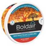 Destructeur d'odeurs - gel solide - bois ambr boldair