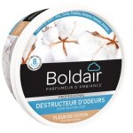 Destructeur d'odeurs - gel solide - fleur de coton boldair Destructeur d'odeurs - gel solide - fleur de coton boldair