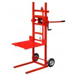Diable gerbeur avec fourche et bavette repliable - charge max 150 kg outifrance