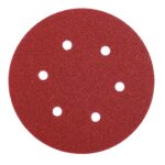 Disque abrasif perfor 6 trous auto - agrippant - 150 mm - gr60 - kp222 vsm