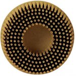 Disque abrasif rsine scotch - brite? bristle rd - zb - d50 mm - par 40 - g80 jaune 3m