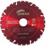 Disques diamants brass jante segmente coupe acier 950 - d125 mm leman