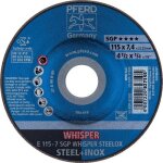 Disque  barber dport special acier et inox - 115x7mm - bote de 10 pferd