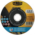 Disque  trononner cerabond x acier et inox - 125x1, 6x22, 23mm - par 15 tyrolit