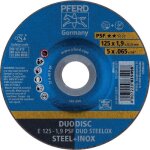 Disque  trononner dport universel acier et inox - 125x1, 9mm - bote de 10 pferd