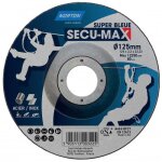 Disques  trononner et  barber super bleue secu - max 125x2, 2x22, 23 mm, moyeu dport, boite de ...