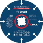 Disque � tron�onner x - lock expert carbide multi wheel 125 mm, bosch