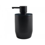 Distributeur savon - noir brillant - en grs - jaro spirella