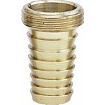 Douille cylindrique filetée laiton - filetage 15 / 21 - diamètre 15mm anquier Douille cylindrique filetée laiton - filetage 15 / 21 - diamètre 15mm anquier