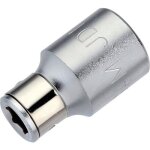 Douille porte - embout 3 / 8'' junior - polie chromée - 1 / 4 sam outillage Douille porte - embout 3 / 8'' junior - polie chromée - 1 / 4 sam outillage