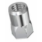 Douille taraude - ft semi hexagonal - filetage m4 - 100 pices rivkle