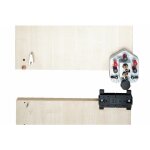 Gabarit de perage - ferrure d'assemblage  excentrique - drill jigvb hettich