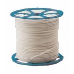 Drisse polypropylne blanc pour tringles  rideaux boulet