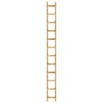 Echelle de toit en bois 5. 07 m - 13 chelons entraxe 39 cm outifrance