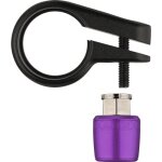 Écrou anti - vol selle de vélo - inox - m5 - ø 28, 6mm - violet - nutfix spc abus Écrou anti - vol selle de vélo - inox - m5 - ø 28, 6mm - violet - nutfix spc abus