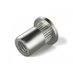 crous  sertir molet en inox - tte plate - m8 - par 100 rivkle