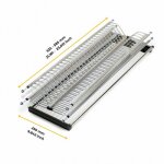 gouttoir pour meuble de cuisine haut en acier inoxydable drynox - module 600 mm emuca