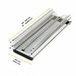 gouttoir pour meuble de cuisine haut en acier inoxydable drynox - module 700 mm emuca