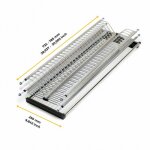 gouttoir pour meuble de cuisine haut en acier inoxydable drynox - module 800 mm emuca