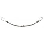lingue cble anti - fouet acier galvanis - longueur 450 mm levac