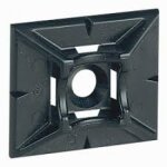 Embases adhsives pour colliers colring noirs - 100 pices legrand