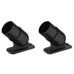 Embase pour main courante diamtre 42, 4 mm femelle orientable sur platine - inox 316 - x2 - noir design ...
