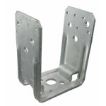 Embase de poteau en u - 1 pièce - largeur 90 mm - pu90 - b simpson strong - tie Embase de poteau en u - 1 pièce - largeur 90 mm - pu90 - b simpson strong - tie