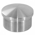 Embout arrondi  coller pour main courante ? inox 316 bross design production