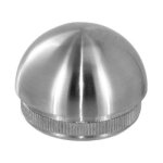 Embout bomb  frapper pour main courante inox 304 bross design production