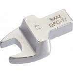 Embout rectangulaire 14x18 à fourche déportée 24 mm sam outillage Embout rectangulaire 14x18 à fourche déportée 24 mm sam outillage