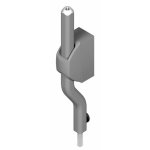 Embout de tringle pour crémone pompier - déporté de 18 mm la croisée ds Embout de tringle pour crémone pompier - déporté de 18 mm la croisée ds