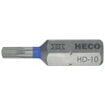Embout de vissage pour vis heco � empreintes heco - drive 10 - longueur 25 mm - x10 heco