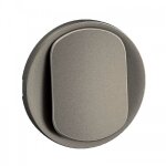 Enjoliveur pour interrupteur et / ou va - et - vient cliane - titanium legrand