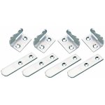 Ensemble de 8 agrafes picardes coudes - acier zingu bricozor