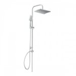 Colonne de douche - douchette 3 jets - pommeau carr - mallorca chrom schtte