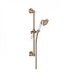 Ensemble de douche r�tro avec douchette et flexible - bronze - louise jacob delafon