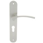 Ensemble sur plaque sara new en aluminium - entraxe 195 mm - cl i - avec ressort de rappel cadap