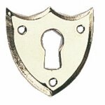 Entr�es de cl� �cusson 4084 - laiton poli - 40x40 mm dubois