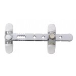 Entrebâilleur à bouton poussoir - 1 ou 2 vantaux - airlock chromé socona Entrebâilleur à bouton poussoir - 1 ou 2 vantaux - airlock chromé socona