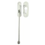 Entrebâilleur de porte - câble acier gainé 170 mm - secury'cable socona Entrebâilleur de porte - câble acier gainé 170 mm - secury'cable socona