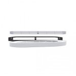 Entr�e d'air autor�glable � isolation acoustique - isola 2 30m3 + capuchon - blanc anjos
