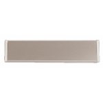 Entres de botes aux lettres volet aluminium normbau