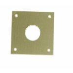 Entre de cylindre rond 23 mm - en laiton - 65x65 mm couillet