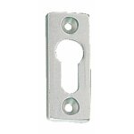Entres de cylindre -  visser - aluminium argent - 67x25 mm argenta