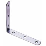 Equerre de chaise - l120mm - acier zingu� - 25 pi�ces ludmann