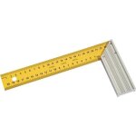 Equerre avec lame en acier de 250 mm - grave en noir sam outillage